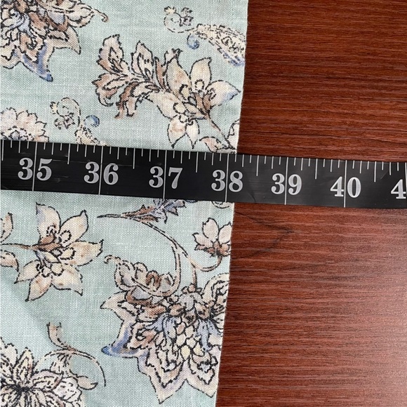 J. Jill | Love Linen Blue Floral Sun Dress, size Medium - Picture 10 of 12